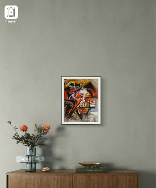 “Burning Mask” (Print)