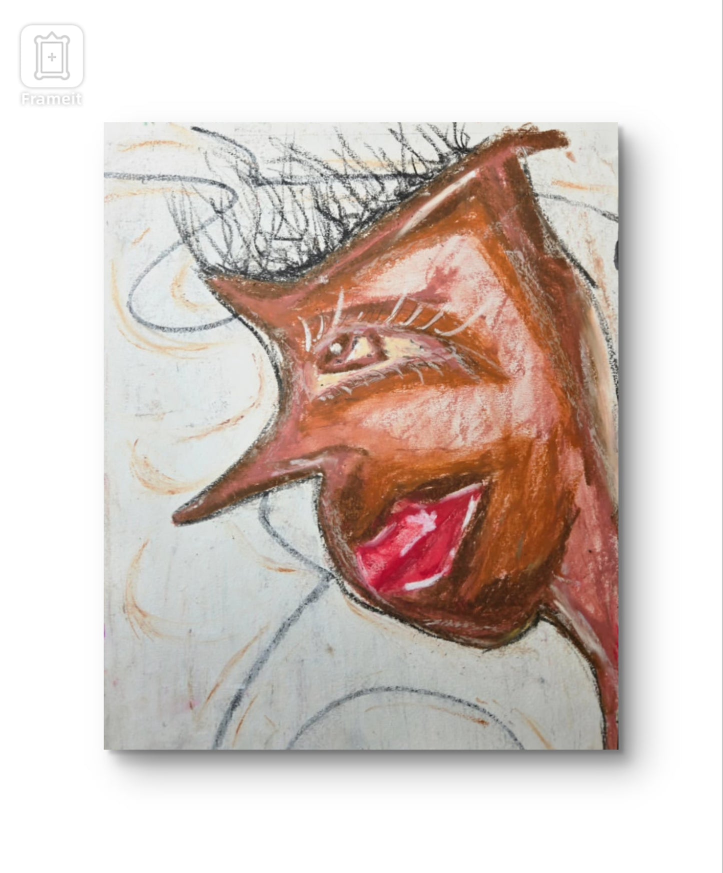 ☉”The Girl With The Long Nose” Original