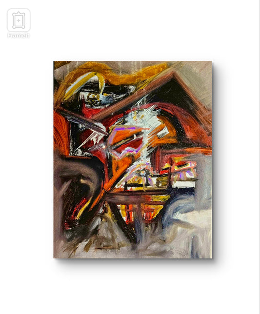 “Burning Mask” (Print)