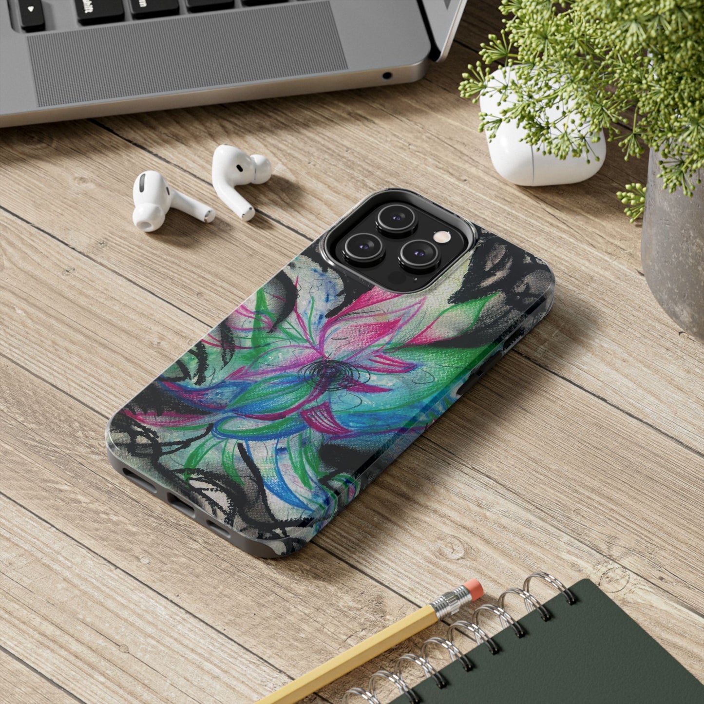 “Lotus Rose” Phone Case