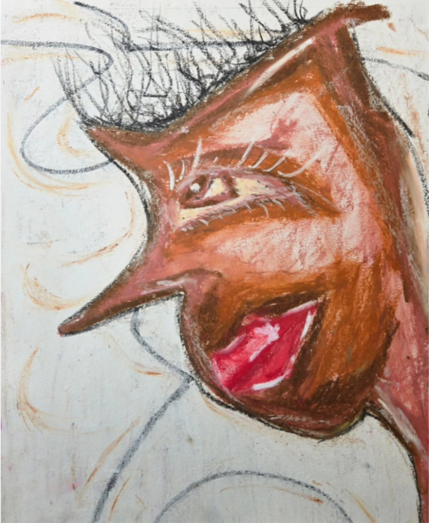 ☉”The Girl With The Long Nose” Original