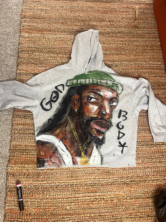 ☥ AJ McQueen “God BodY” Hoodie